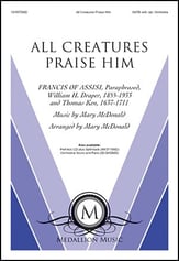 All Creatures Praise Him SATB choral sheet music cover
